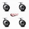 Service Caster 3 Inch Bright Chrome Soft Tread Ball Caster - Top Plate - SCC, 4PK SCC-TP01S30-DCR-BC-TP2-4 - alternate 4